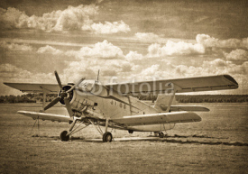 Obrazy i plakaty Old aircraft, biplane