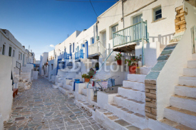Fototapety Typical houses of Folegandros village.