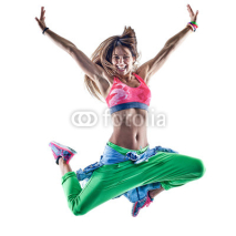 Fototapety woman fitness excercises dancer dancing