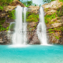 Naklejki Beautiful waterfall