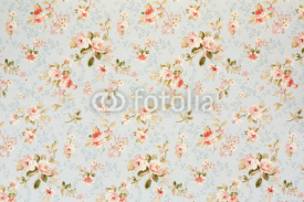Naklejki Rose floral tapestry, romantic texture background