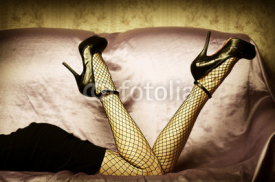 Fototapety Sexy female legs in shoes