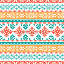Naklejki Traditional knitted background