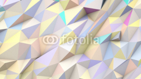 Naklejki Pastel abstract triangles poly colors geometric background