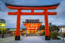 Naklejki Fushimi Inari Taisha Shrine, Kyoto, Japan