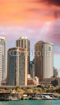 Naklejki Sydney, Australia. City skyline and buildings