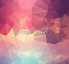Naklejki Abstract multicolor background. Vector polygonal design illustra