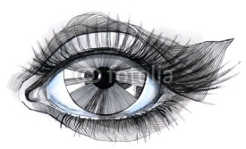 Naklejki abstract eye
