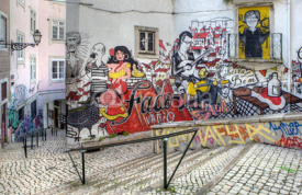 Obrazy i plakaty Street Art - Lisbon