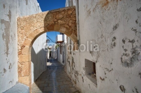 Fototapety Traditional Greek architecture, Lindos
