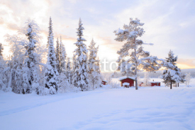 Naklejki Winter landscape