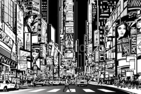 Obrazy i plakaty New York city at night