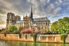 Naklejki Notre Dame de Paris Cathedral