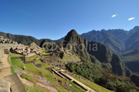 Naklejki A beautiful day at Machu Picchu, Peru