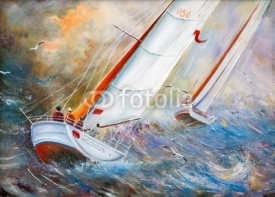 Obrazy i plakaty Sea regatta