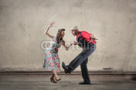 Fototapety Dancing people