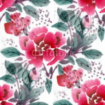 Fototapety Watercolor roses