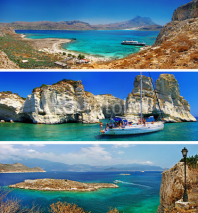 Fototapety beautiful nature of Greek islands