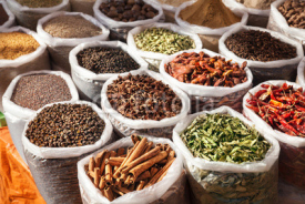 Naklejki Indian spices