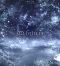 Naklejki beautiful background of the night sky
