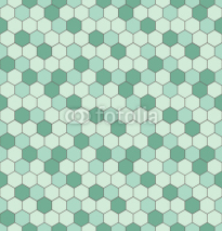 Obrazy i plakaty Seamless pattern with hexagon shapes.