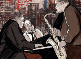 Obrazy i plakaty Jazz band