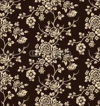 Naklejki Floral pattern seamless