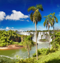 Naklejki Iguassu Falls, view from Argentinian side