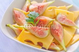Naklejki cheese and figs
