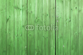 Naklejki The old green wood texture with natural patterns