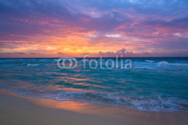Naklejki Sunrise in Cancun