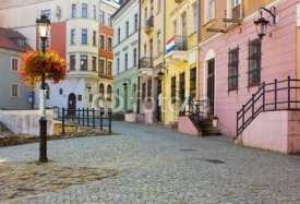 Naklejki old town of Lublin, Poland