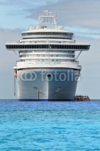 Naklejki Cruise Ship In Tropical Waters
