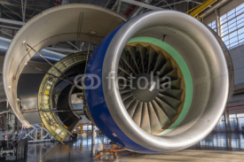 Naklejki Аircraft engine maintenance