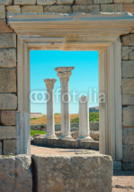Fototapety Antique ruins with marble columns