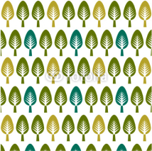 Fototapety trees pattern, floral card,  floral background