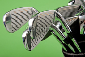 Naklejki golf club closeup