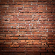 Obrazy i plakaty Old grunge red brick wall texture