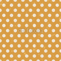 Fototapety Seamless pattern with white polka dots