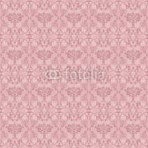 Obrazy i plakaty Floral seamless pattern ash-pink color