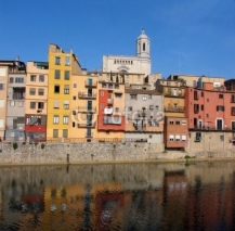 Naklejki architecture Girona, spain, catalonia