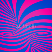 Obrazy i plakaty Abstract background, illusion, unreal spiral, pink and blue