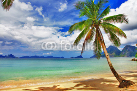 Naklejki beautiful relaxing tropical scenery