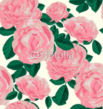Naklejki floral seamless pattern