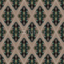 Obrazy i plakaty Seamless abstract pattern wallpaper vector