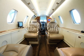 Naklejki Business aircraft cabin