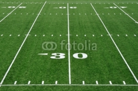 Fototapety 30 Yard Line on American Football Field