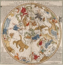 Naklejki Vintage celestial map