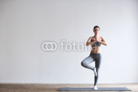 Naklejki Woman yoga.
