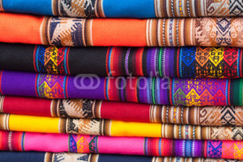 Naklejki Colorful fabrics